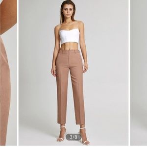 *NWT* Commense High Waisted Cropped Skinny Straight Leg Trousers